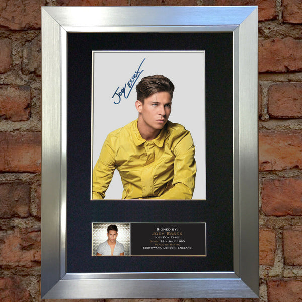 JOEY ESSEX Signed Autograph Mounted Photo Reproduction A4 Print 418