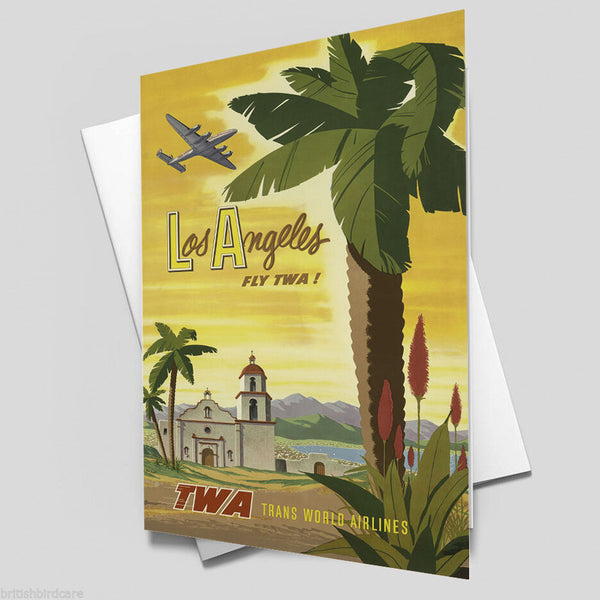 LOS ANGELES VINTAGE RETRO TRAVEL Poster Nostalgic Home Print Wall Decor #53