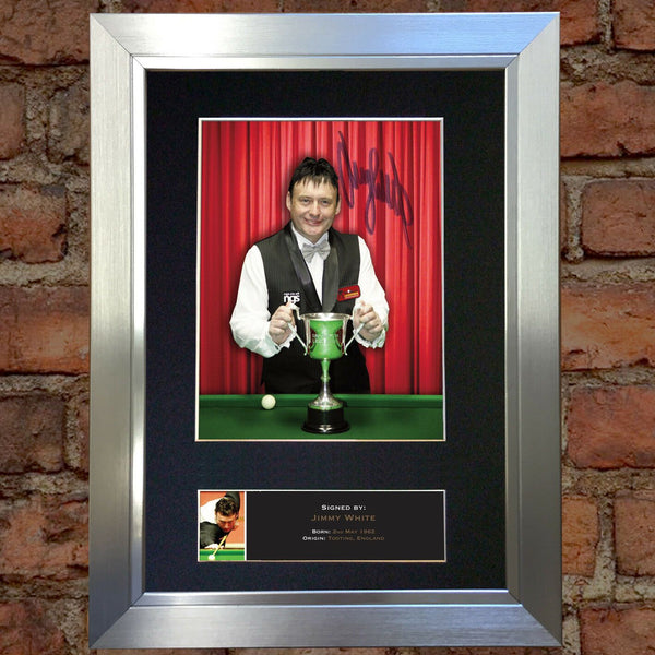 JIMMY WHITE Snooker Signed Quality Autograph Mounted Photo Repro A4 Print 489