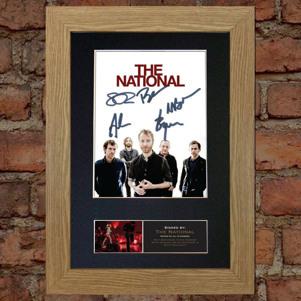 THE NATIONAL Signed Autograph Mounted Photo Repro A4 Print 519