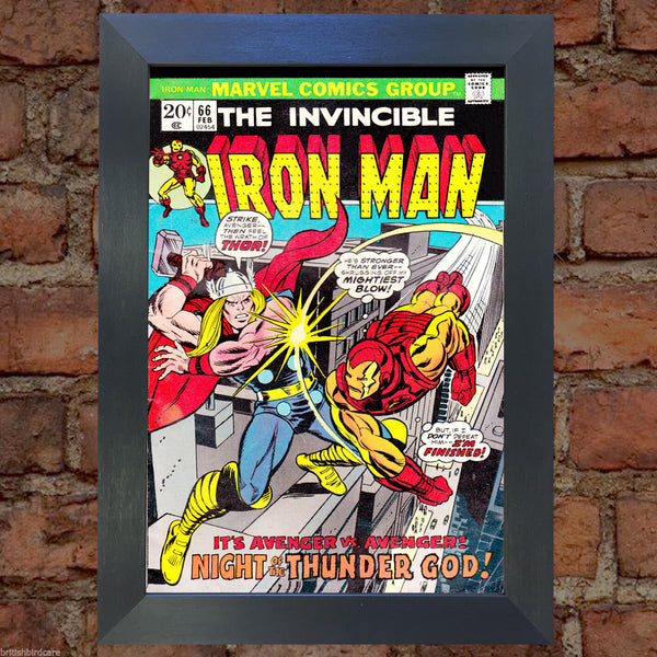 IRON MAN Comic Cover 66th Edition Cover Reproduction Vintage Wall Art Print #8