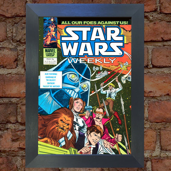 STAR WARS Comic Cover 91st Edition Reproduction Rare Vintage Wall Art Print #19