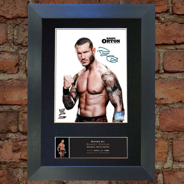 RANDY ORTON WWE Signed Autograph Mounted Photo Repro A4 Print 423