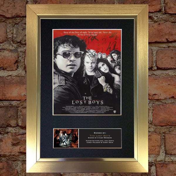 THE LOST BOYS Movie Poster Quality Autograph Mounted Signed Photo RePrint A4 731