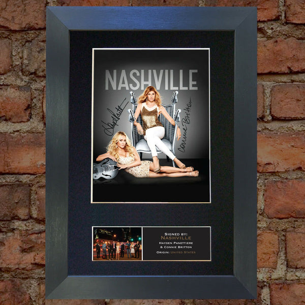 NASHVILLE Mounted Signed Photo Reproduction Autograph Print A4 368