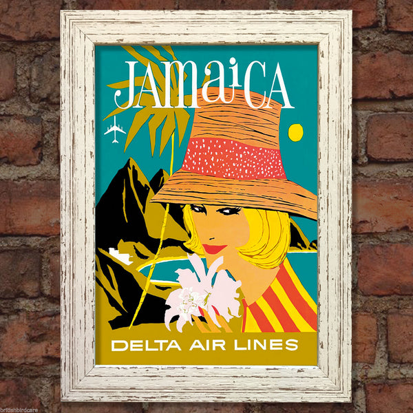 JAMACA #2 VINTAGE RETRO TRAVEL Poster Nostalgic Home Art Print Wall Decor #43