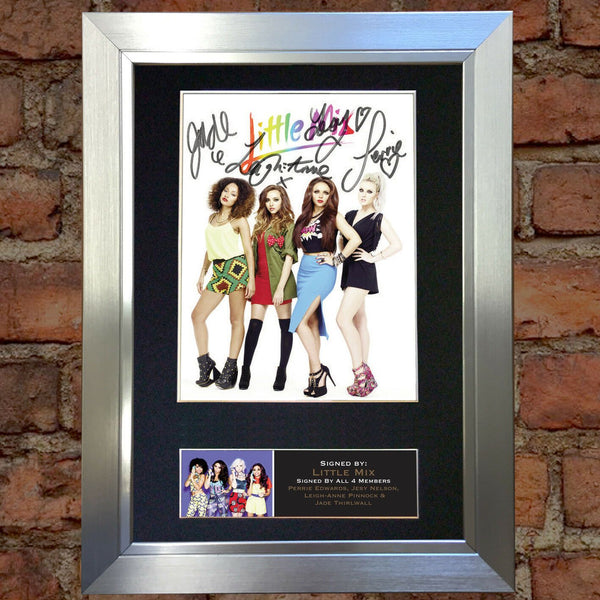 LITTLE MIX No2 Quality Autograph Mounted Signed Photo RE-PRINT Print A4 585