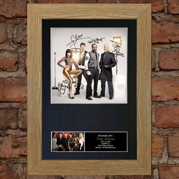 THE VOICE Series 1 Mounted Signed Photo Reproduction Autograph Print A4 11