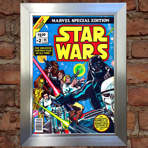 STAR WARS Comic Cover 2nd Edition Reproduction Rare Vintage Wall Art Print #20