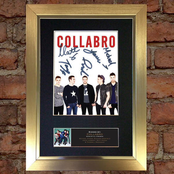 COLLABRO Quality Autograph Mounted Signed Photo Repro Print A4 511