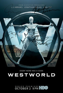 WESTWORLD POSTER Signed Autograph Photo Top Quality Reproduction Print