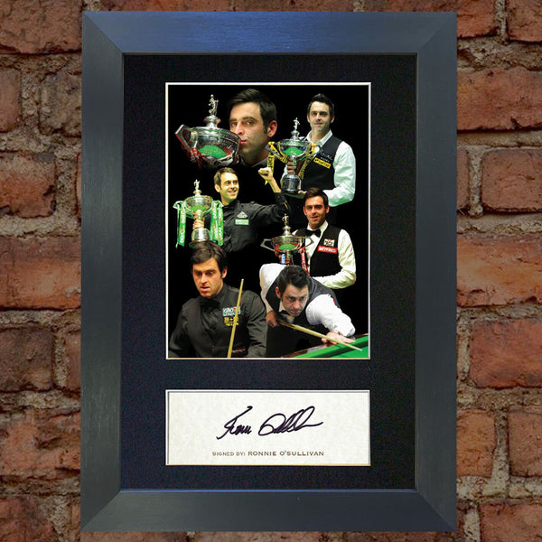 RONNIE O'SULLIVAN Mounted Signed Photo Reproduction Autograph Print A4 351