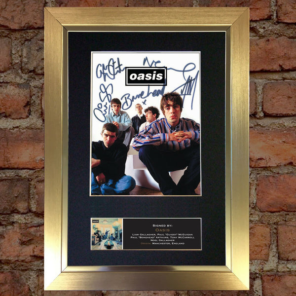 OASIS #2 Signed Autograph Mounted Photo Repro A4 Print 491