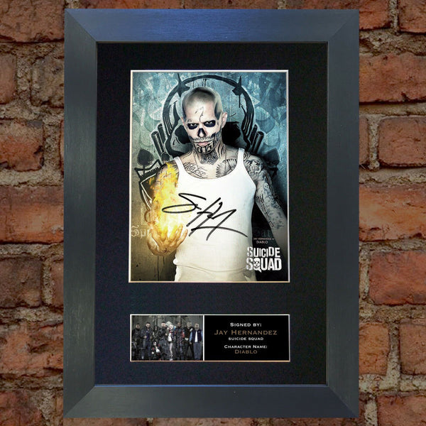 SUICIDE SQUAD Diablo Jay Hernandez Signed Autograph Mounted Photo Re Print 624