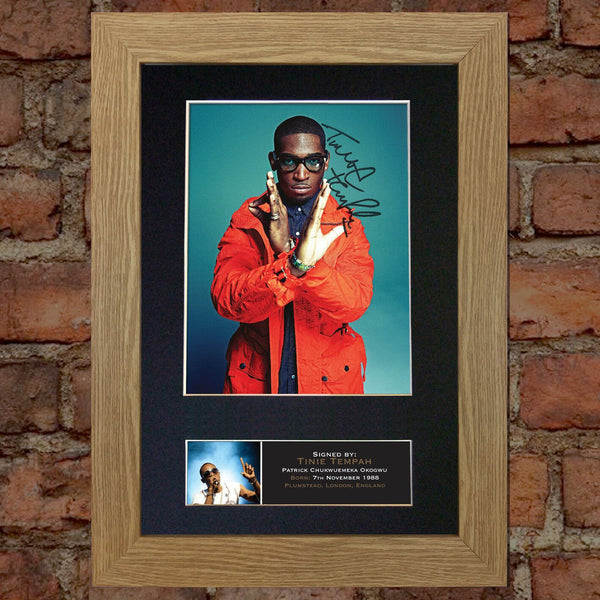 TINIE TEMPAH Quality Autograph Mounted Signed Photo Reproduction PRINT A4 401