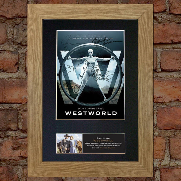 WESTWORLD Signed Autograph Mounted TV Series Photo PRINT A4 613