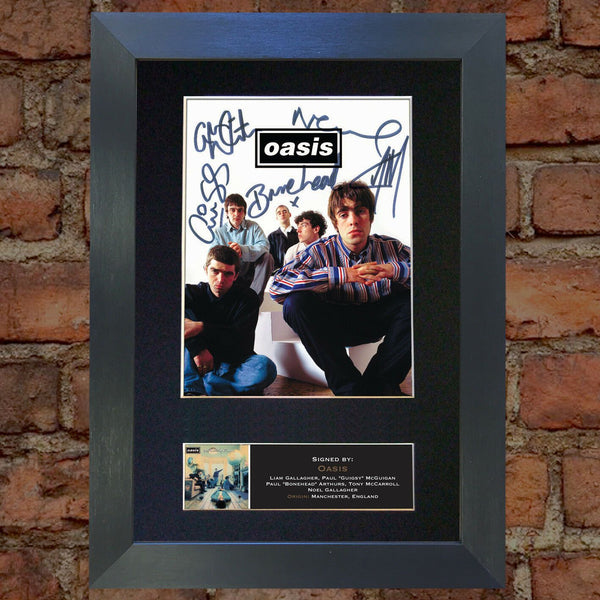 OASIS #2 Signed Autograph Mounted Photo Repro A4 Print 491