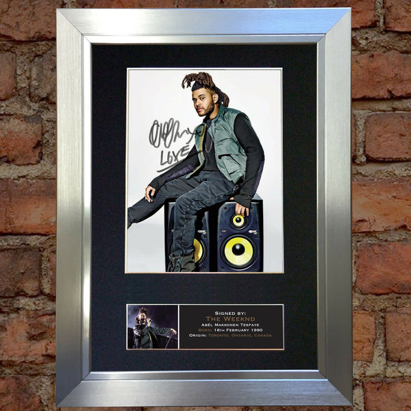 THE WEEKND Autograph Mounted Signed Photo RE-PRINT A4 636