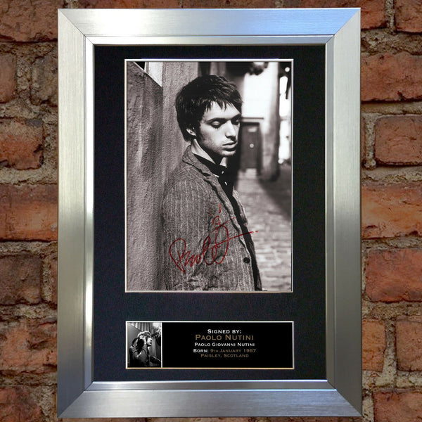 PAOLO NUTINI Mounted Signed Photo Reproduction Autograph Print A4 167