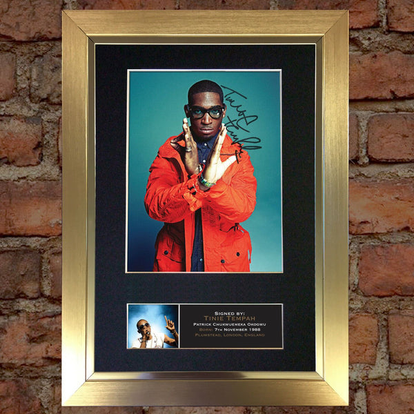 TINIE TEMPAH Quality Autograph Mounted Signed Photo Reproduction PRINT A4 401