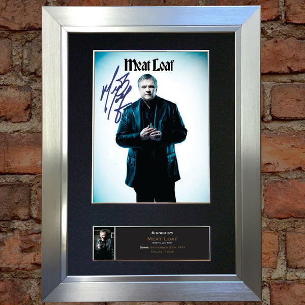 MEAT LOAF Signed Autograph Mounted Photo Repro A4 Print 507