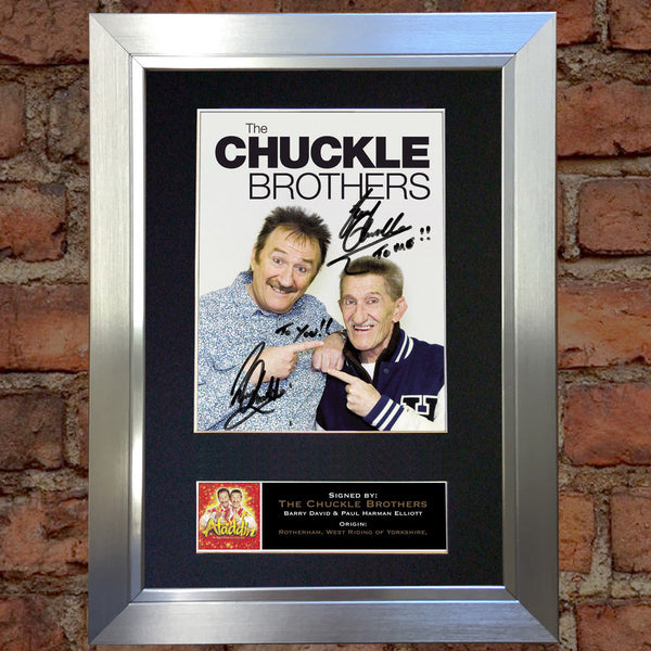 CHUCKLE BROTHERS No2 Signed Mounted Photo Display TV Reproduction Print A4 616