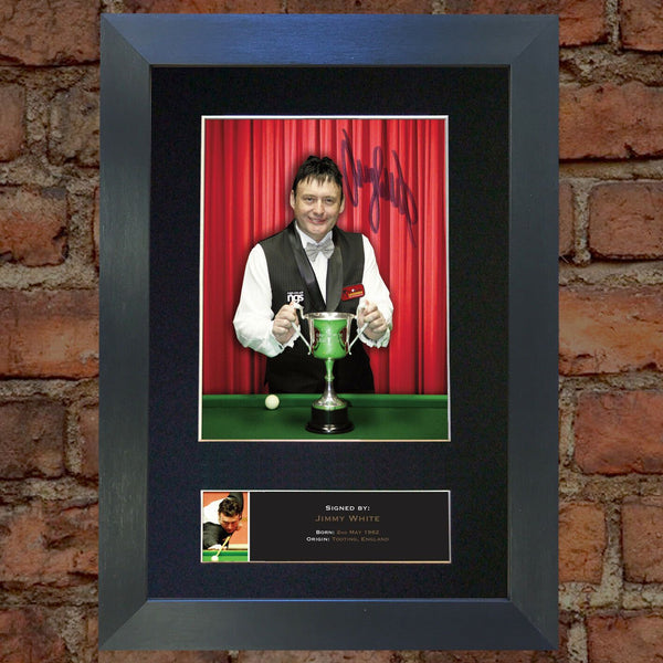 JIMMY WHITE Snooker Signed Quality Autograph Mounted Photo Repro A4 Print 489