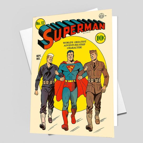 SUPERMAN Comic Cover 12th Edition Cover Reproduction Vintage Wall Art Print #27