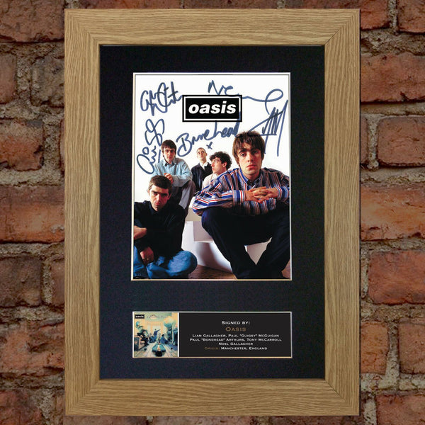 OASIS #2 Signed Autograph Mounted Photo Repro A4 Print 491