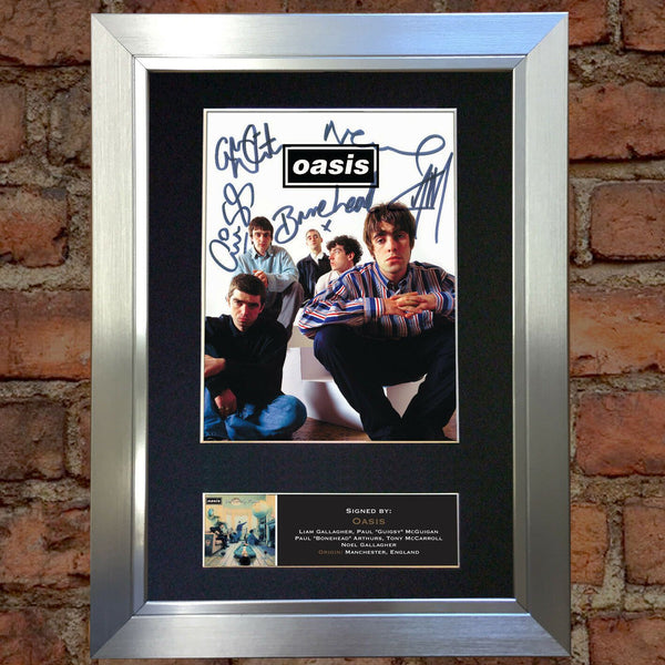 OASIS #2 Signed Autograph Mounted Photo Repro A4 Print 491