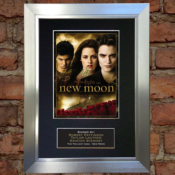 NEW MOON Twilight Mounted Signed Photo Reproduction Autograph Print A4 28