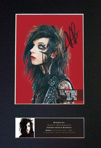 ANDY BIERSACK Signed Autograph Mounted Photo REPRODUCTION PRINT A4 530