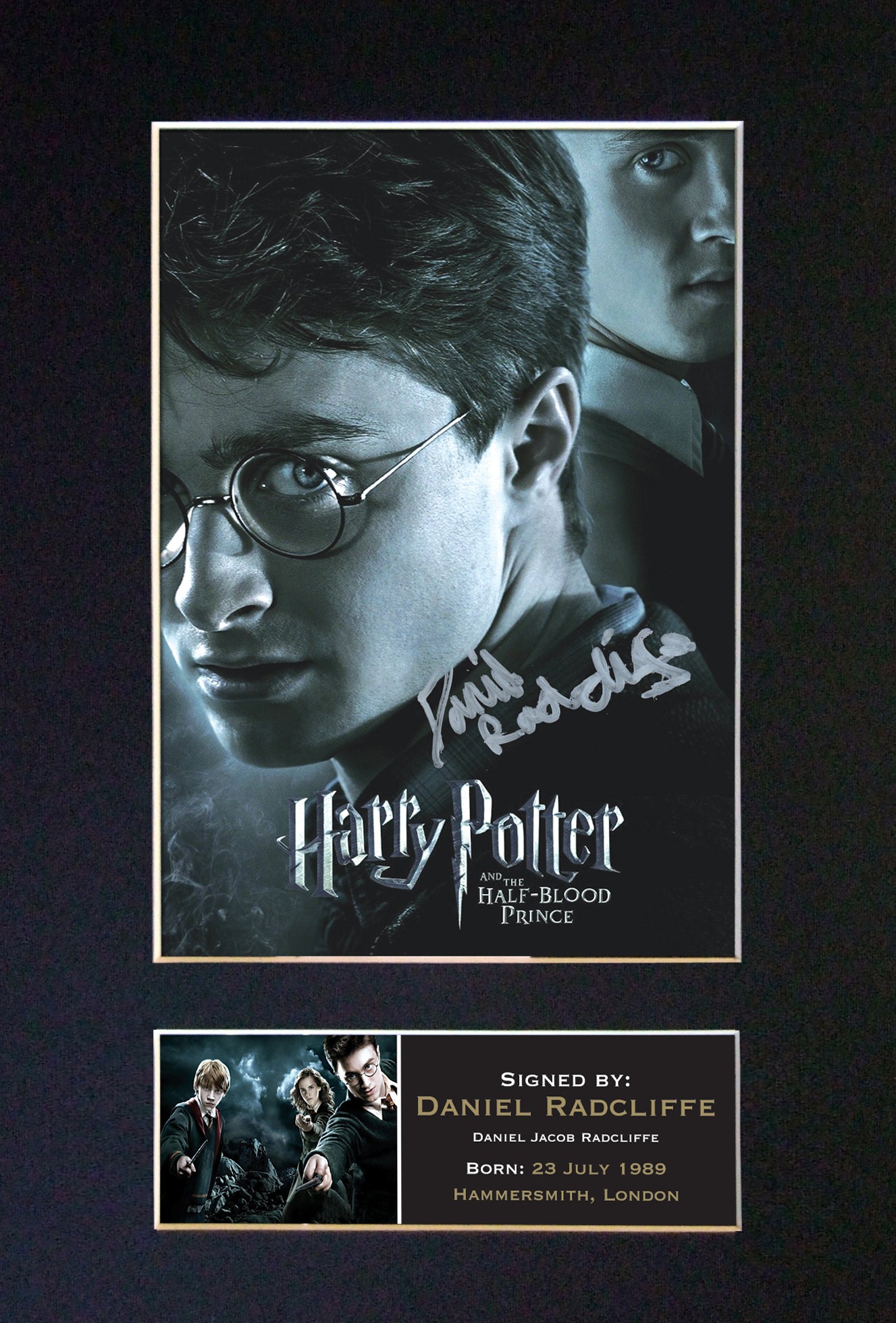 DANIEL RADCLIFFE harry potter Mounted Signed Reproduction Autograph Print A4 134