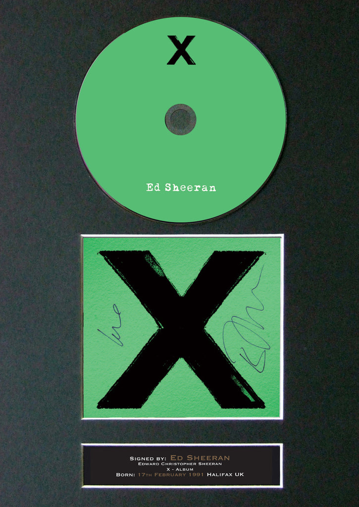 ed sheeran album cover x