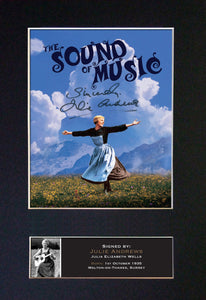 JULIE ANDREWS Sound of Music Signed Autograph Mounted Quality Photo PRINT A4 818