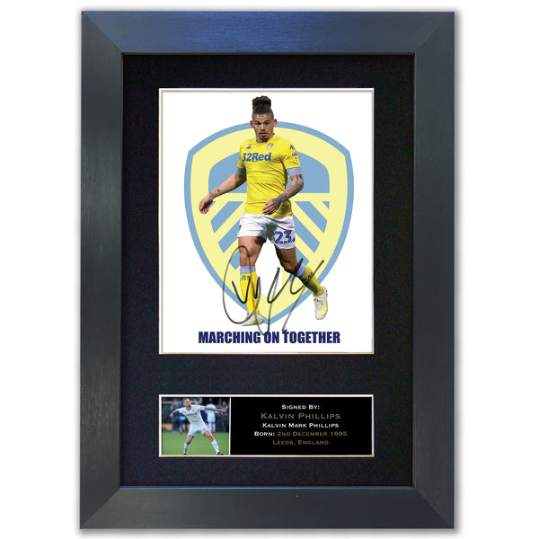 #854 Kalvin Phillips Autograph Signature Print