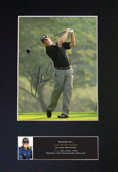 LEE WESTWOOD Autograph Mounted Signed Photo RE-PRINT Print A4 457