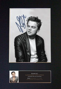 LEONARDO DICAPRIO Signed Autograph Mounted Photo Repro A4 Print 524