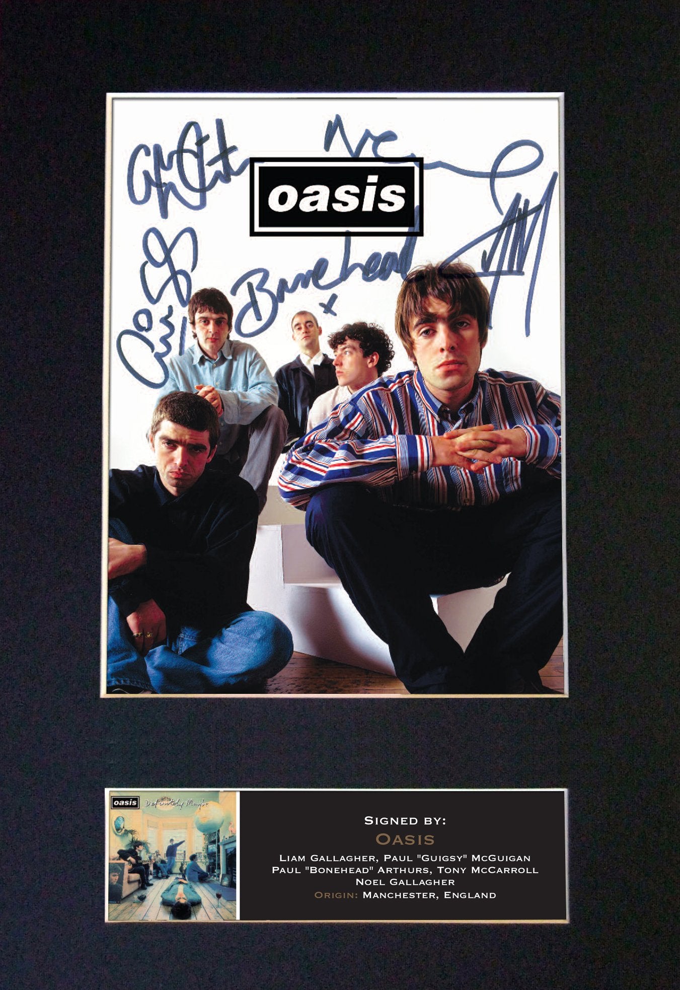 OASIS #2 Signed Autograph Mounted Photo Repro A4 Print 491