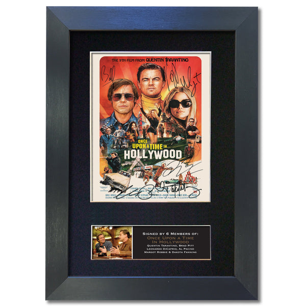 ONCE UPON A TIME IN HOLLYWOOD Autograph Mounted Signed Photo RePrint Poster 822