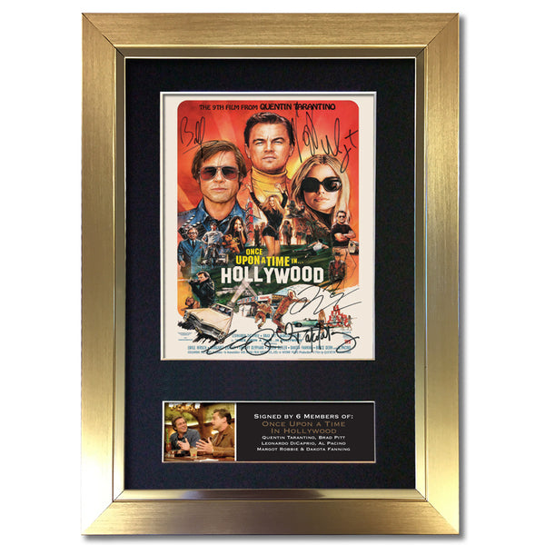 ONCE UPON A TIME IN HOLLYWOOD Autograph Mounted Signed Photo RePrint Poster 822