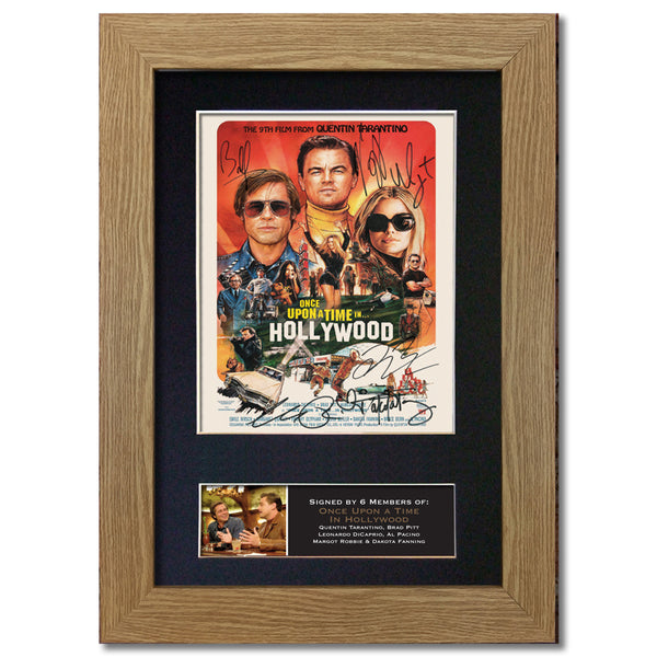 ONCE UPON A TIME IN HOLLYWOOD Autograph Mounted Signed Photo RePrint Poster 822