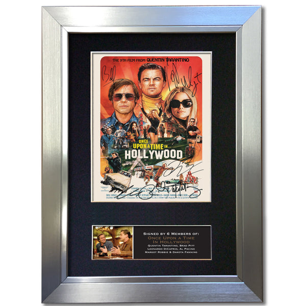 ONCE UPON A TIME IN HOLLYWOOD Autograph Mounted Signed Photo RePrint Poster 822