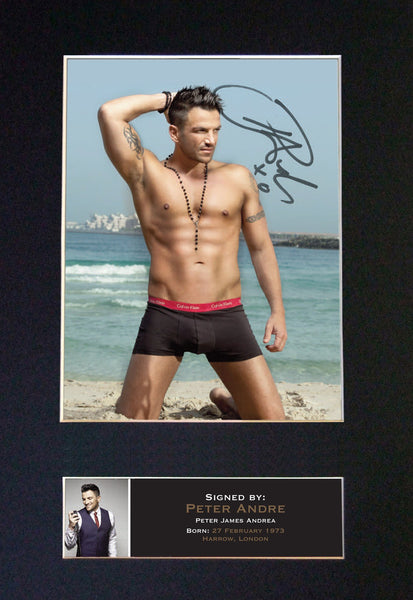 PETER ANDRE no2 Signed Autograph Quality Mounted Reproduction Photo PRINT A4 594