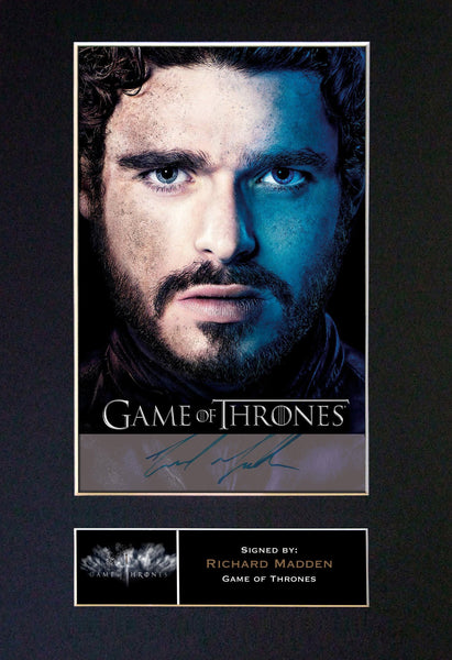 RICHARD MADDEN Mounted Signed Photo Reproduction Autograph Print A4 349