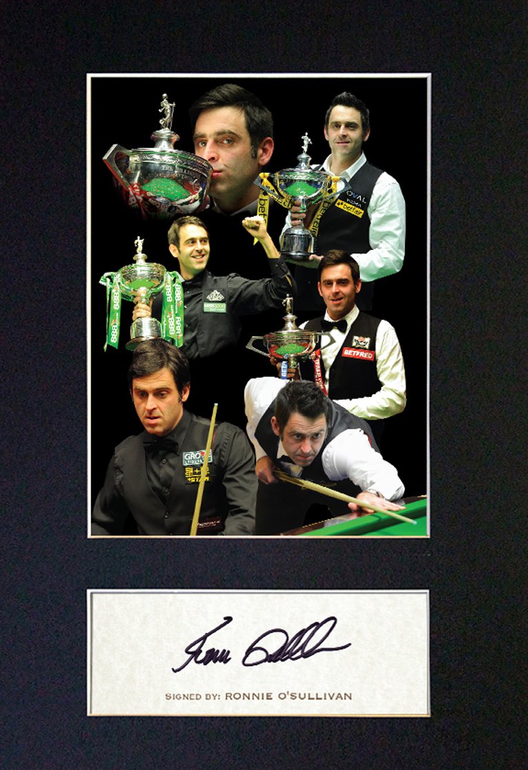 RONNIE O'SULLIVAN Mounted Signed Photo Reproduction Autograph Print A4 351