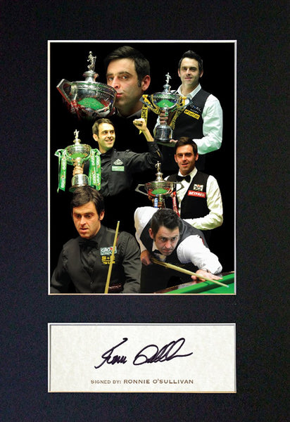 RONNIE O'SULLIVAN Mounted Signed Photo Reproduction Autograph Print A4 351