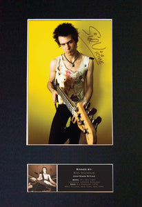 Sid Vicious Signed Autograph Quality Mounted Photo Repro A4 Print 486