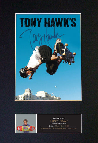 TONY HAWKS Signed Autograph Mounted Photo Repro A4 Print 497