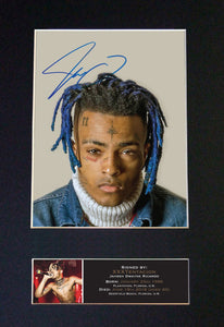 XXXTentacion Jahseh Ricardo  Signed Autograph Mounted Quality Photo Repro A4 772